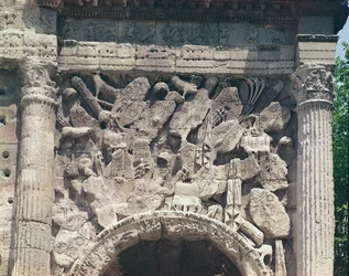 Strijders van de rechterboog van de Arc de Triomphe (detail)